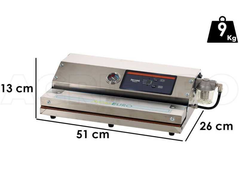 EURO 420 INOX Professional Vacuum Sealer - 42 cm Sealing Bar