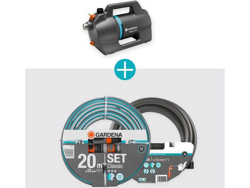 Gardena 4200 Silent - Electric garden watering pump - 600 W - Hose and fitting kit