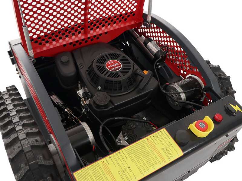 Blue Bird FM 23-53 - Tracked Hybrid Robot Flail Mower (Petrol + Battery) - Remote-Controlled