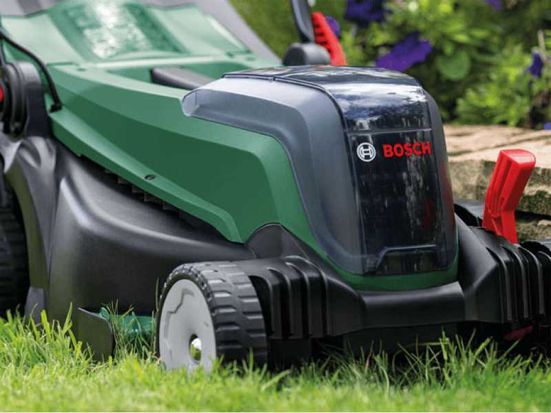BOSCH UniversalRotak Lawn Mower 2x18V 37 550 best deal on AgriEuro