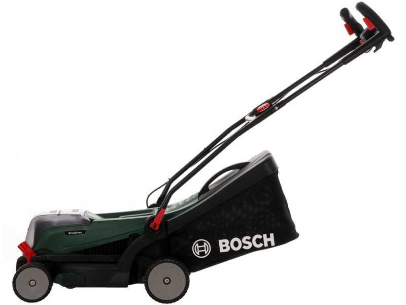 BOSCH UniversalRotak Battery Powered Electric Lawn Mower 2x18V 37 550 BATTERY AND BATTERY CHARGER NOT INCLUDED