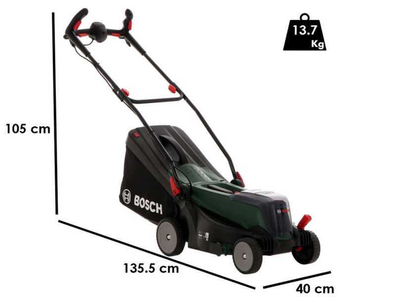 BOSCH UniversalRotak Battery-Powered Electric Lawn Mower 2x18V-37-550 - BATTERY AND BATTERY CHARGER NOT INCLUDED