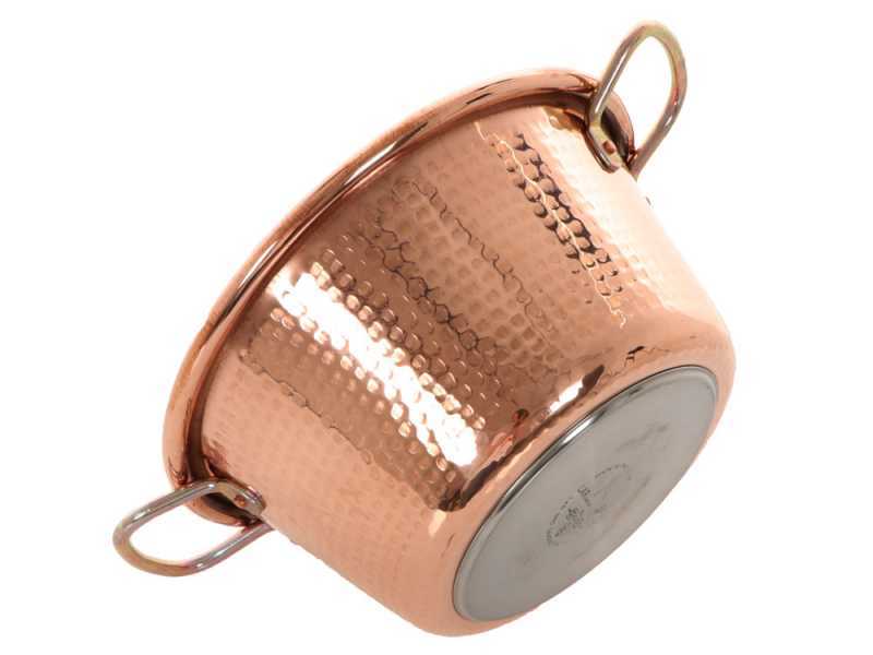LAR Polentamatic - Hammered Copper Electric Induction Pot for Polenta 4.5 L - max 8W