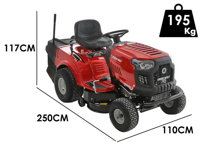Troy Bilt Bronco 92T-R Riding-on Mower - Hydrostatic Transmission - Grass Collector
