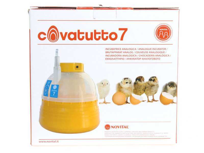 Novital Covatutto 7 New - Manual egg incubator