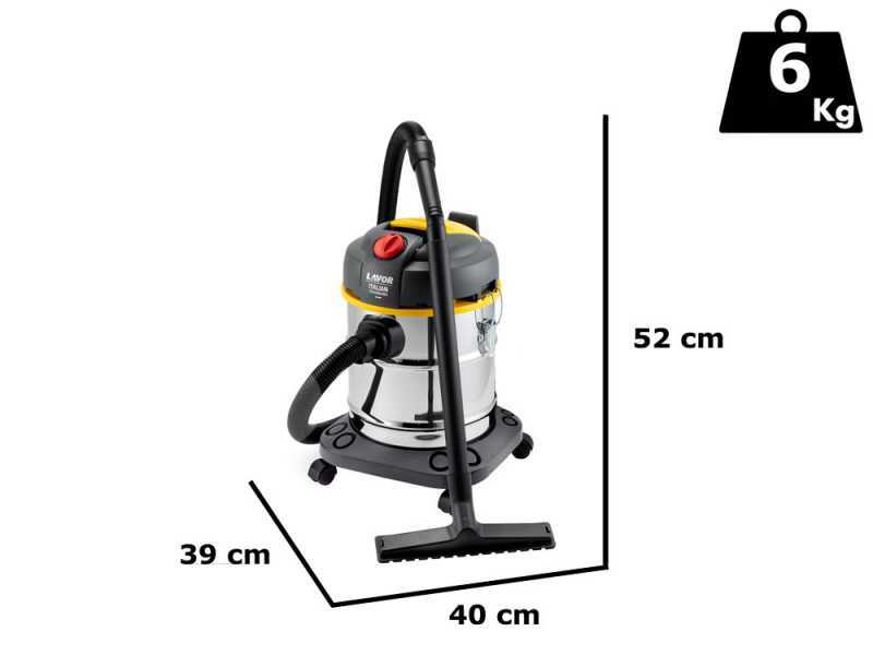 Lavor WTP 20 X - Wet and Dry Vacuum Cleaner - 20L Drum - 1600 W