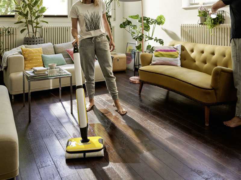 Karcher FC 7 Cordless - Cordless 3-in-1 floor washer: wash, dry, vacuum