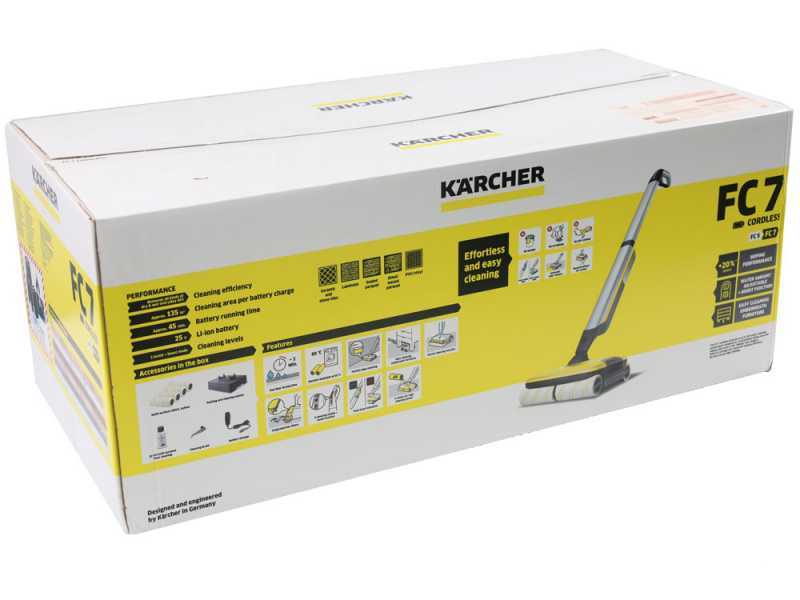 Karcher FC 7 Cordless - Cordless 3-in-1 floor washer: wash, dry, vacuum