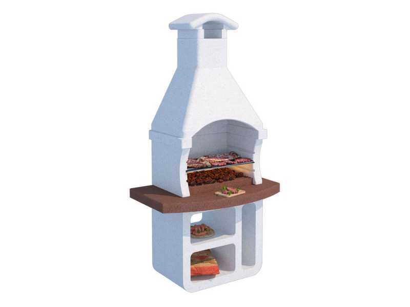 Linea VZ Los Angeles - Wood and Charcoal Masonry Barbecue