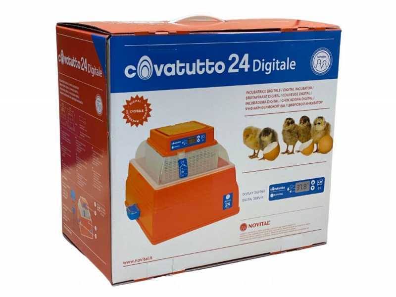 Novital Covatutto 24 Digital - Manual egg incubator - 24 eggs