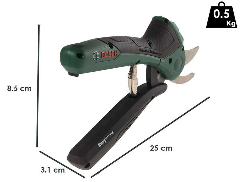 Bosch EasyPrune AssistCut - Electric Pruning Shears - 3.6V 1.6Ah - 25mm Cutting diameter