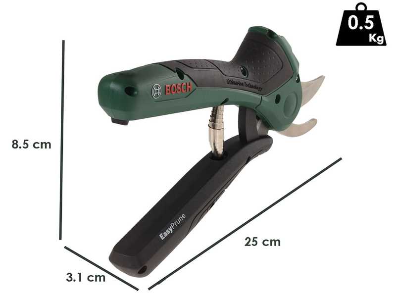 Bosch EasyPrune AssistCut - Electric Pruning Shears - 3.6V 1.6Ah