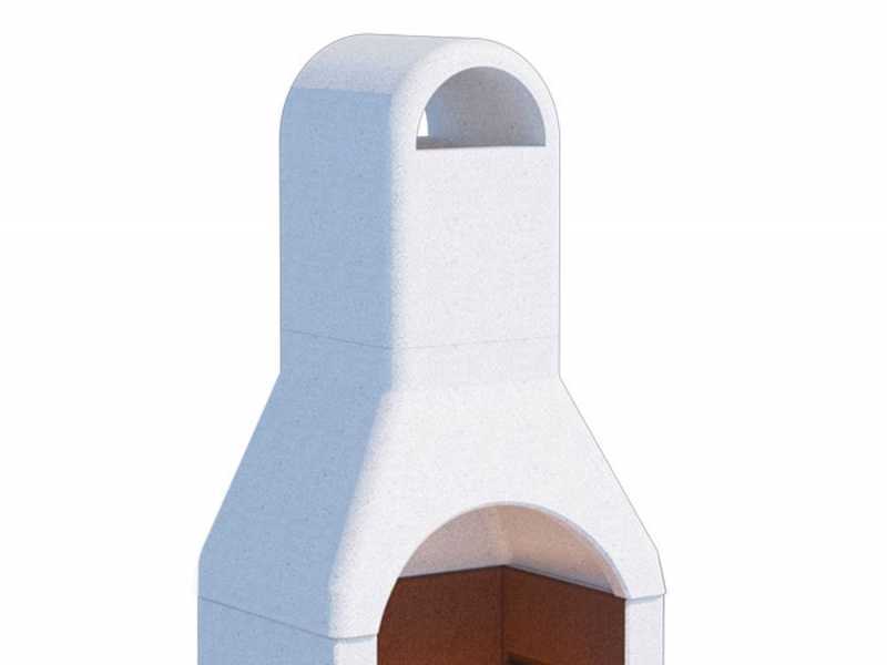 Linea VZ Grado - Charcoal Masonry Barbecue