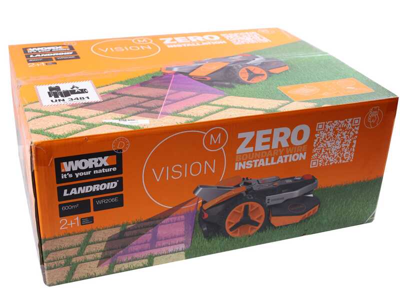 Worx Landroid Vision L1600 WR216E - Lawn Mower Robot - Without installation
