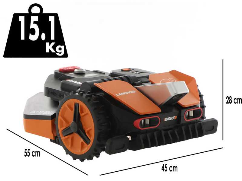Worx Landroid Vision L1600 WR216E - Lawn Mower Robot - Without installation