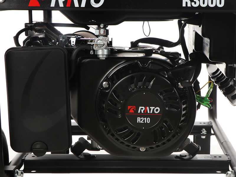 Rato R3000 single-phase petrol generator set - Wheeled - 2.7 Kw