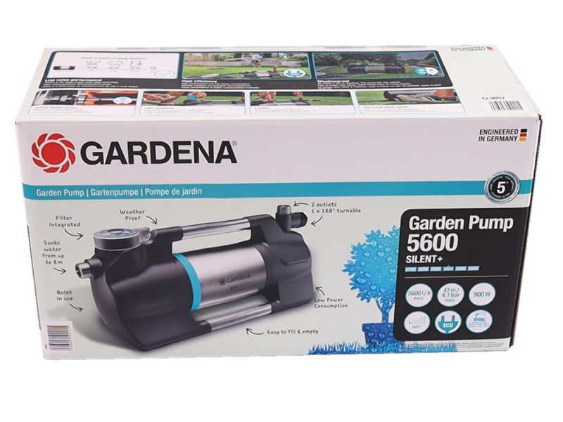 Gardena 5600 Silent+ - Electric garden watering pump - 900 W