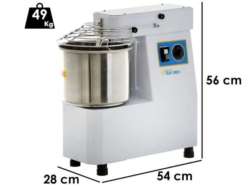 Euromech EMF 10 - Spiral Kneader 8 kg capacity - Single Phase