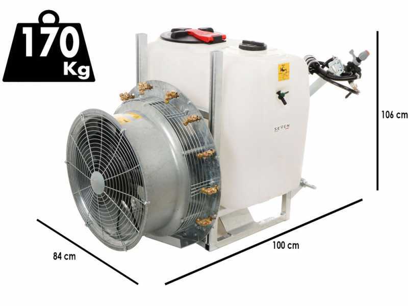 Seven Italy 200 - Tractor-Mounted Mist Blower for Spraying - 200L Capacity - APS 51 Pump