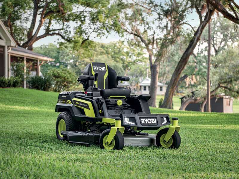 Ryobi electric zero turn mower loader online