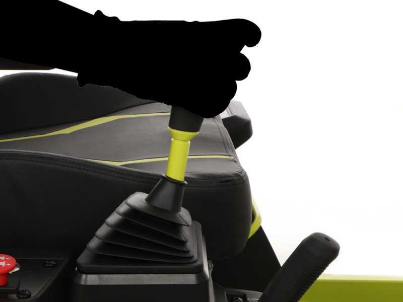 Ryobi zero turn with bucket top
