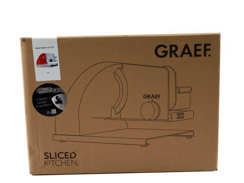 Graef SKS Line 900 Red - Cantilever Meat Slicer with 190 mm blade