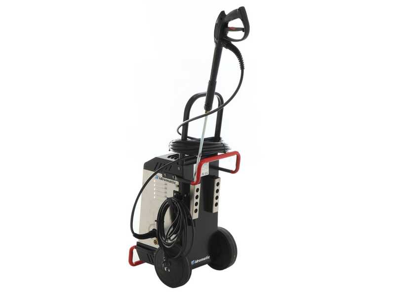 Idromatic pico 150.9 ts - Professional Single-Phase Cold Water Pressure Washer - Brass Pump