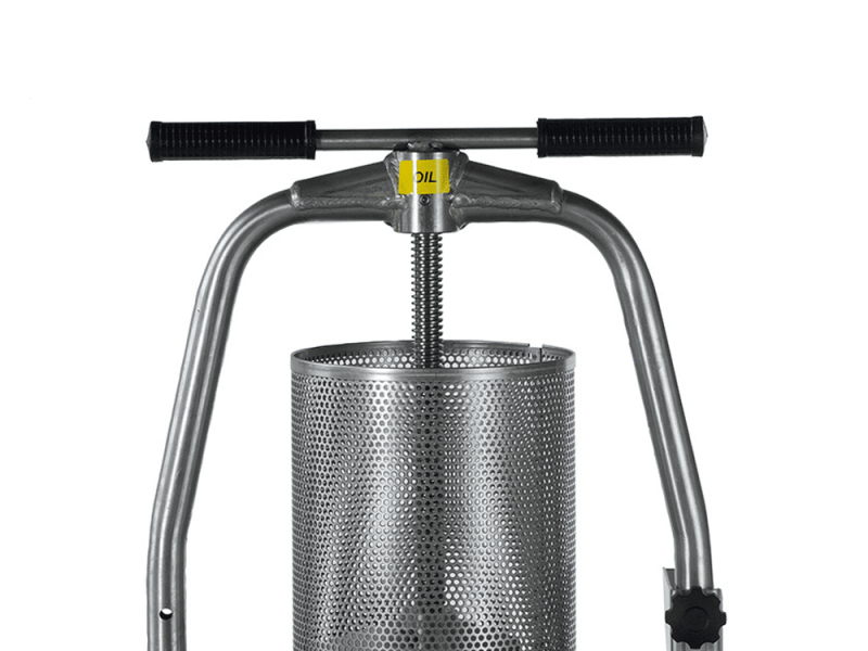 Baesso V20 Inox - 9 L Screw Press for Fruits and Vegetables - Stainless Steel Tank 