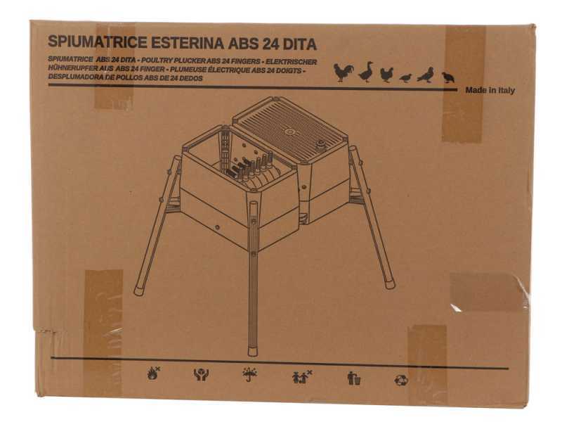 Novital Esterina 24 fingers - roller plucking machine for large poultry birds