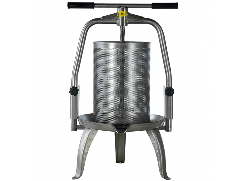 Baesso V30 Inox - 30 L Screw Press for Fruits and Vegetables - Stainless Steel Tank 