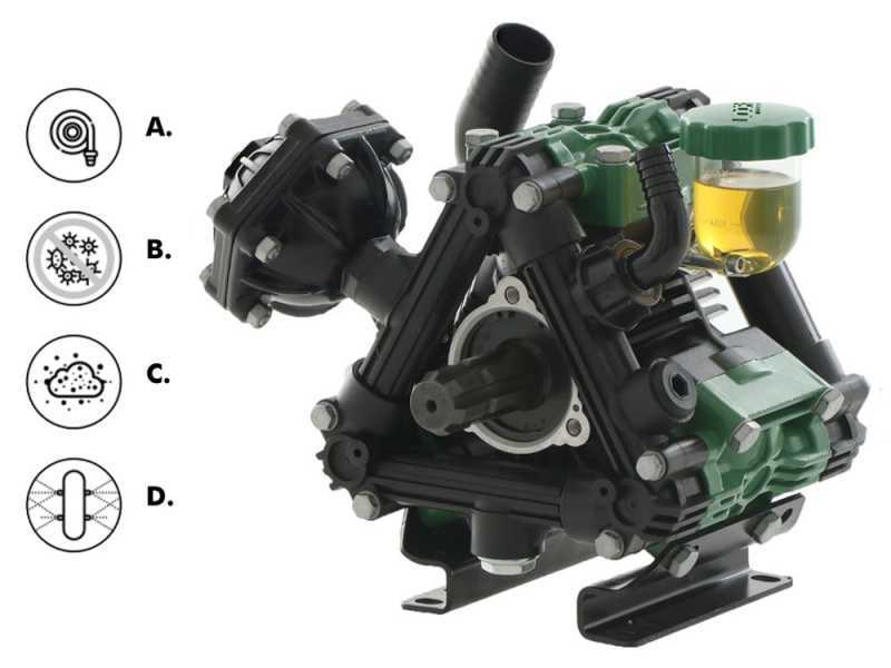 Udor Zeta 100 1c - Low-pressure Pump for Tractor Weeding