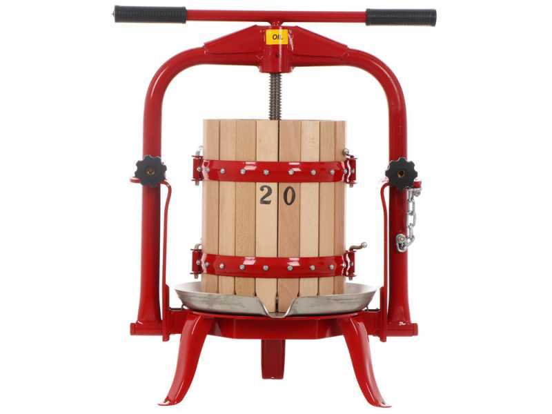 Baesso F20 - 11 L Screw Press for Fruits and Vegetables - Wooden Tank 