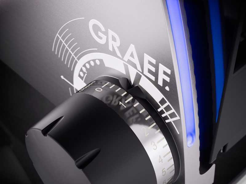 Graef SKS Line 700 Silver - Cantilever Meat Slicer with 170 mm blade - With LED Lighting