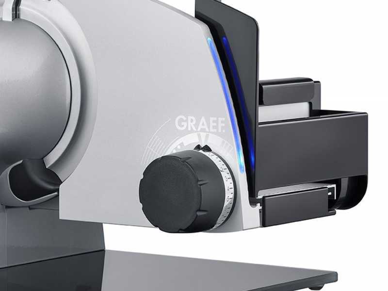 Graef SKS Line 700 Silver - Cantilever Meat Slicer with 170 mm blade - With LED Lighting