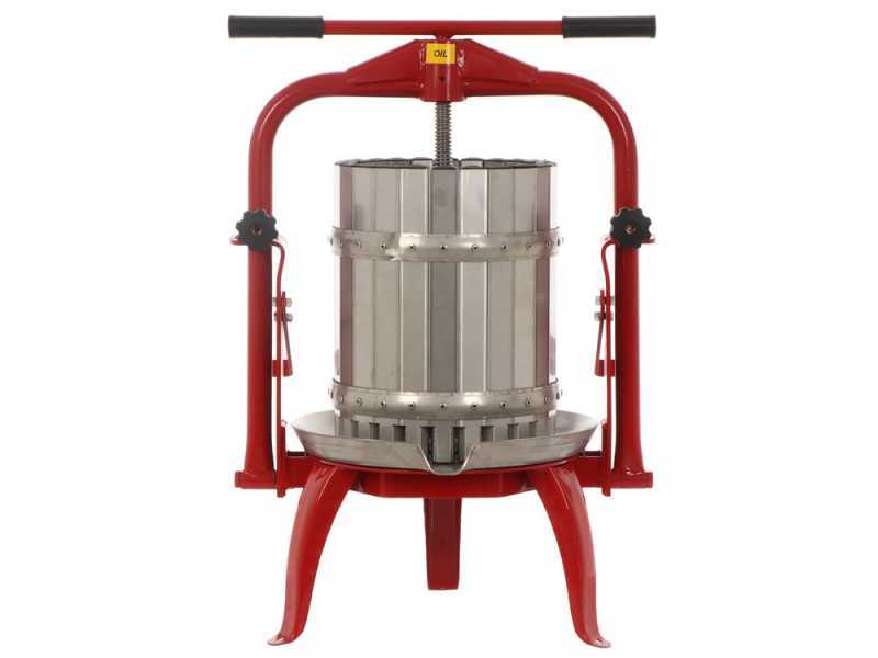 Baesso F25 Inox - 20 L Screw Press for Fruits and Vegetables - Stainless Steel Tank 