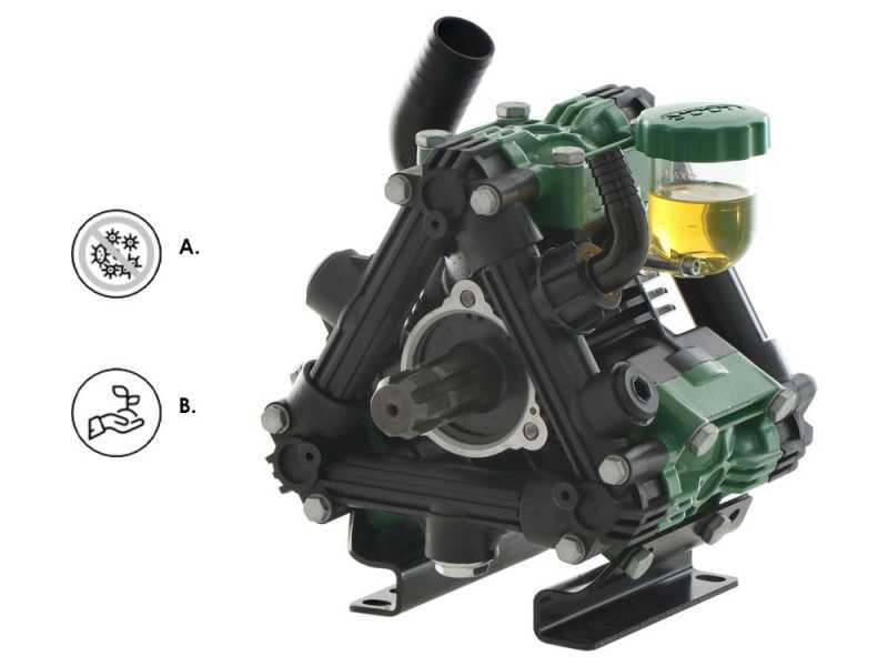 Udor Zeta 120 1c - Low-pressure for tractor-mounted pump for weed control