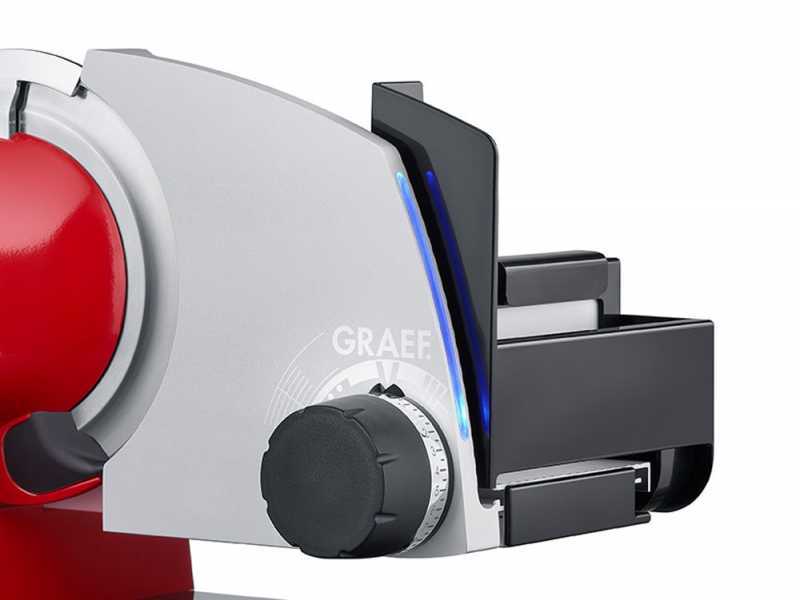 Graef SKS Line 700 Red - Cantilever Meat Slicer with 170 mm blade - With LED Lighting
