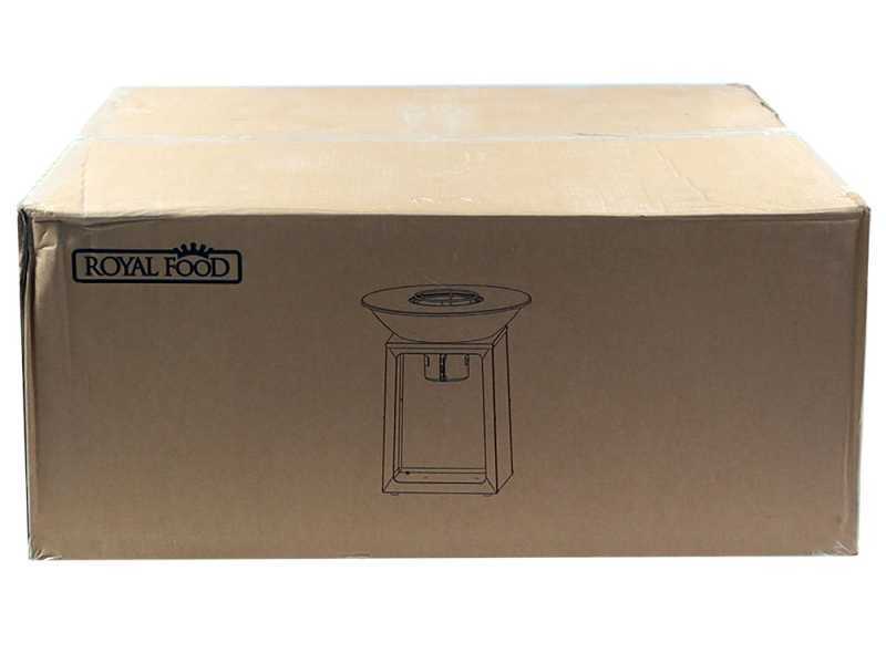 RoyalFood COR-4000 - Corten Wood-Fired Barbecue