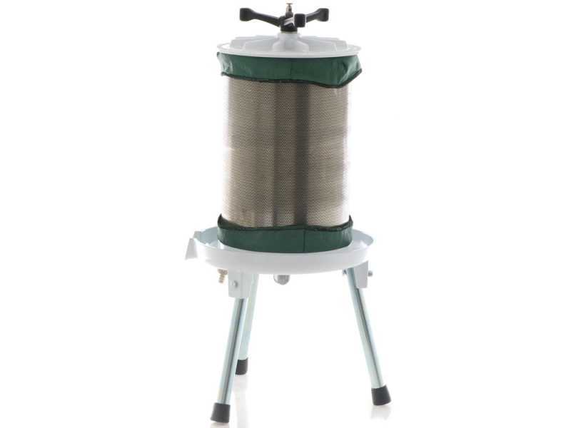 Enotecnica Pillan Carezza - 40 L Fruit Hydropress - Stainless Steel Tank 
