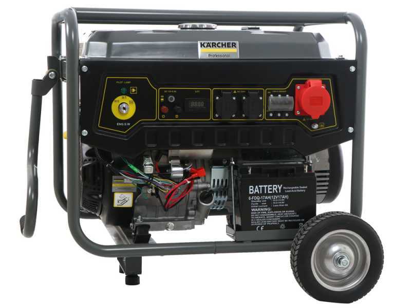 Karcher Pro PGG 8/3 - 7.5 kW Wheeled Power Generator - DC 7 kW Three-phase