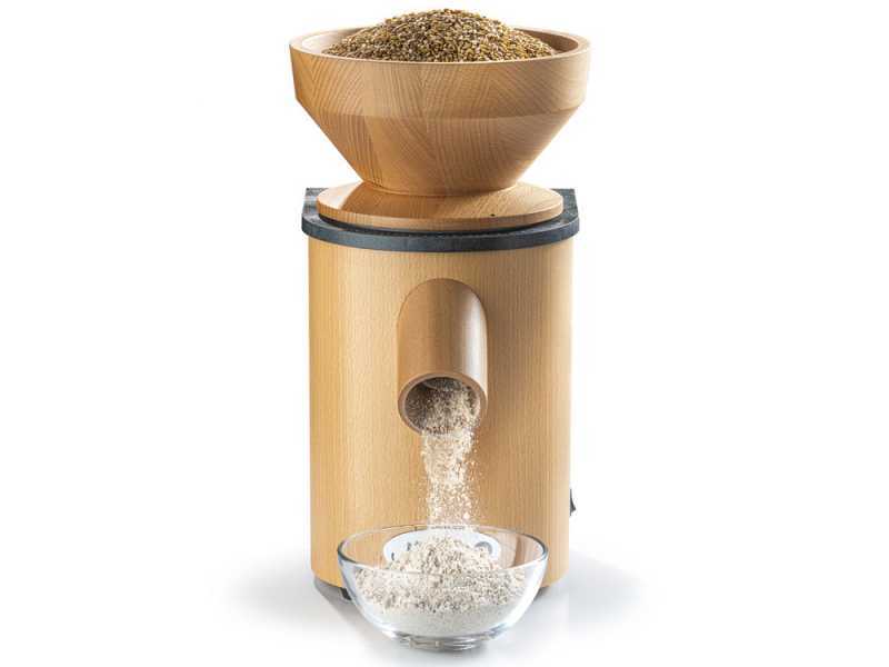 Mockmill Lino 100 - Wooden Flour Stone Mill - 360W