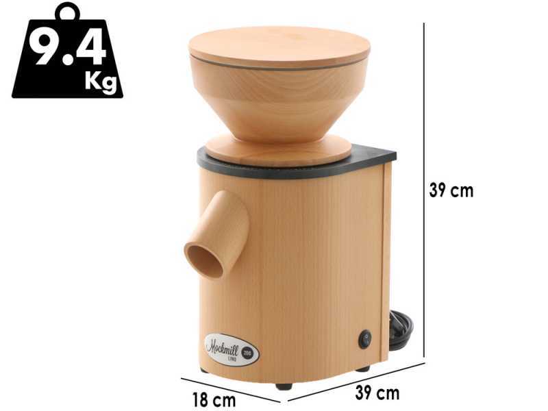 Mockmill Lino 200 - Wooden Flour Stone Mill - 600W 