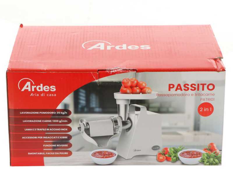 Ardes Passito - Multipurpose Tomato Press - Meat Mincer
