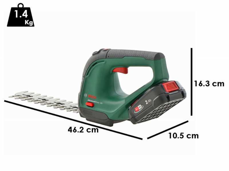Bosch AdvancedShear18V - Cordless Grass Shears - 18V - WITHOUT BATTERY AND CHARGER