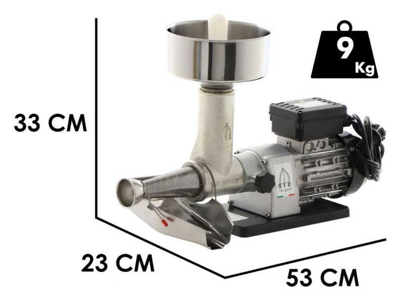 Tre Spade SPREMITO I/I - Electric Tomato Press - 300W