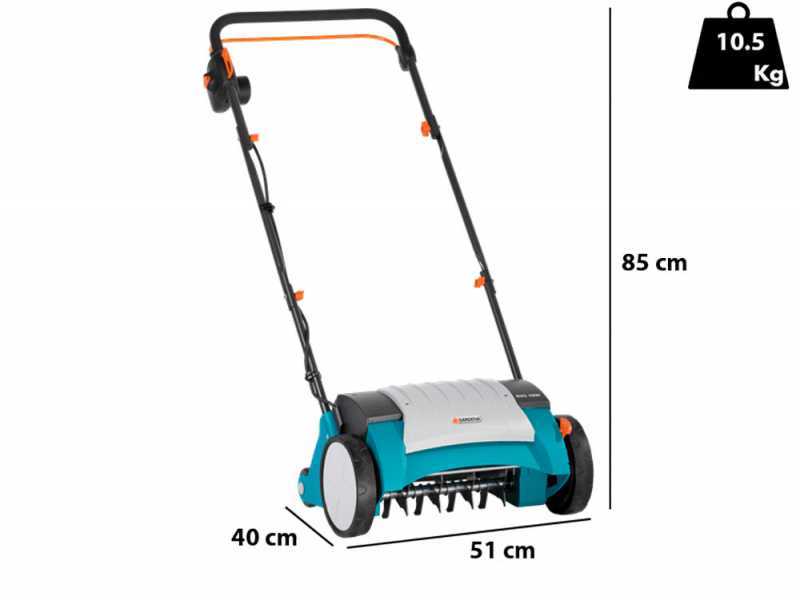 Gardena EVC 1000 - Electric Lawn Scarifier - 1000 W