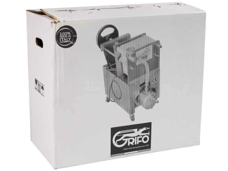 Grifo Professional Inox 30 - Wheeled Wine Carton Filter - Stainless Steel Pump 