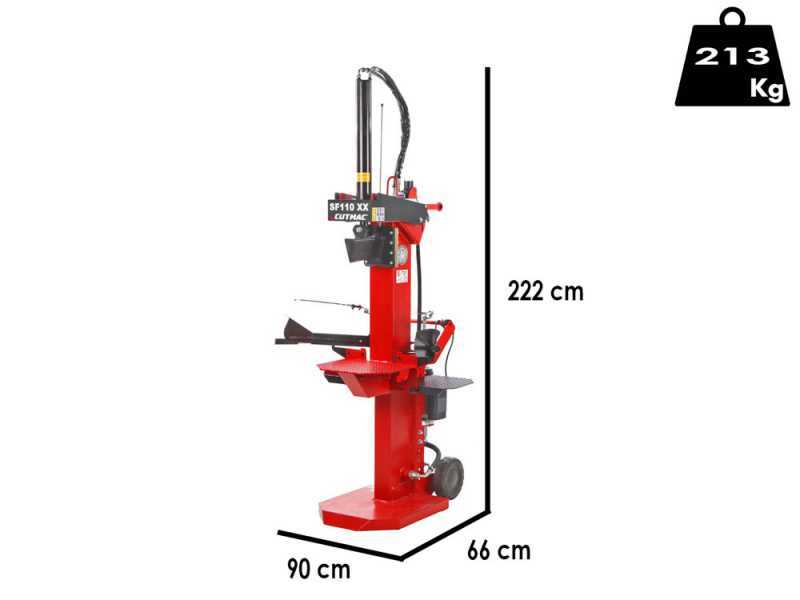 Docma SF110 Rapid 220 XX - Electric Log Splitter - Vertical