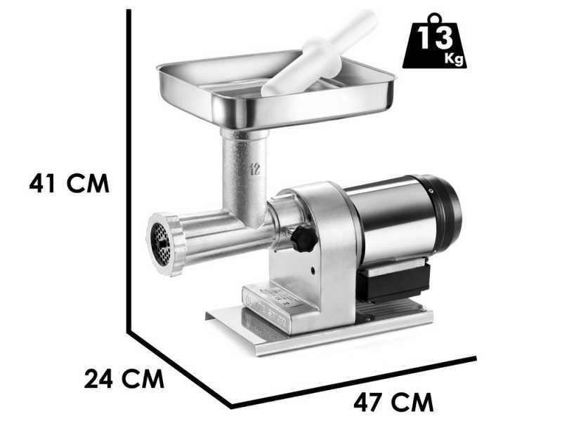 Tre Spade TC-12 EL 160/Elegant - Electric Meat Mincer - 480W - n.12