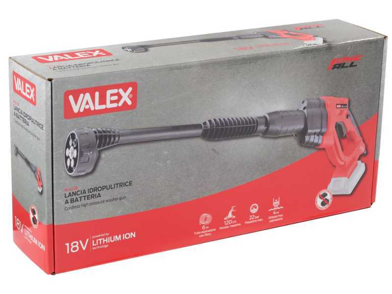 Valex M-LI18 - Cordless pressure washer gun - 18 V 2 Ah